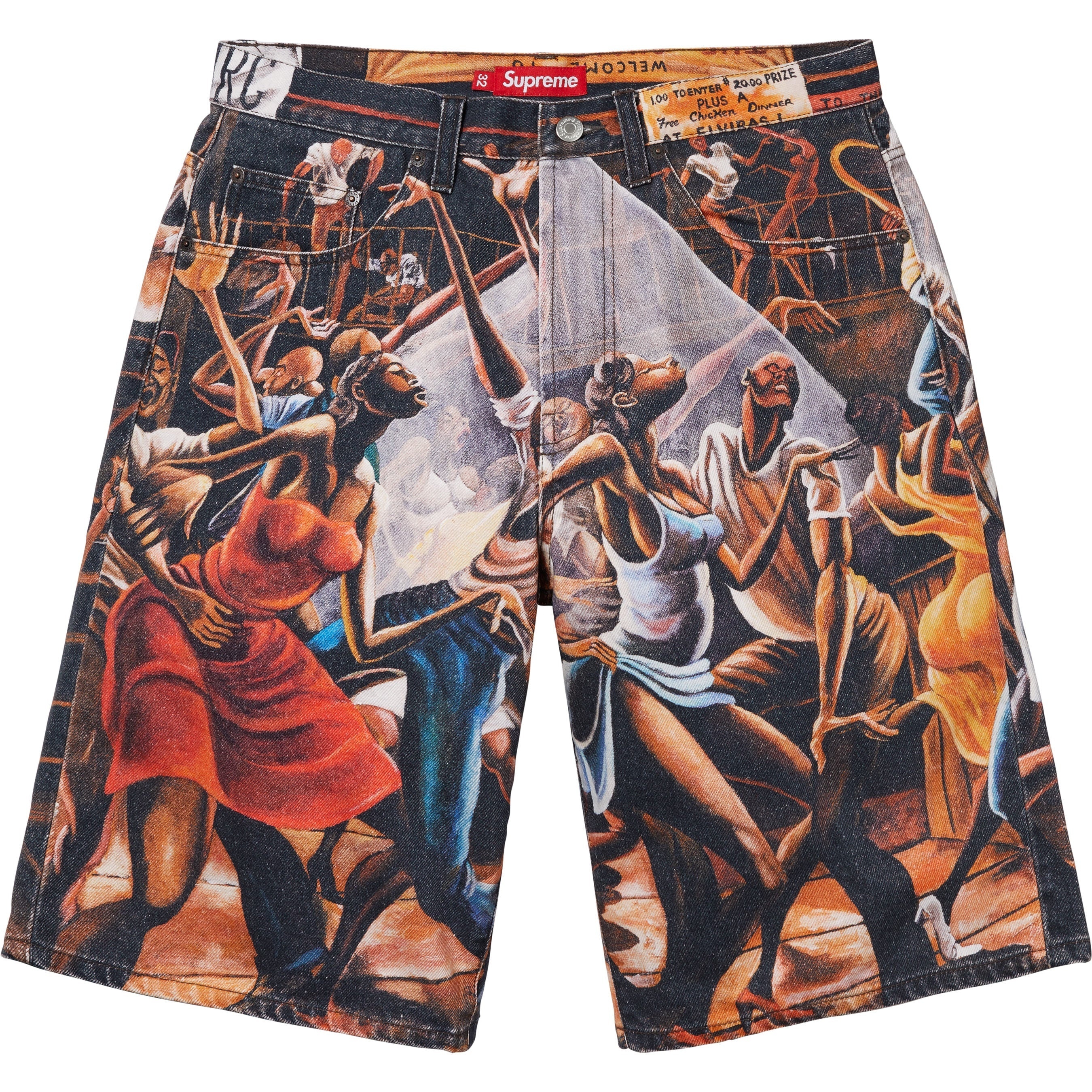 Supreme/Ernie Barnes Baggy Denim Short view 7